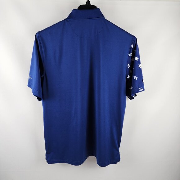 Walter Hagen Shirt Mens Multi Medium Folds of Honor American Flag Golf Polo - Picture 2 of 7